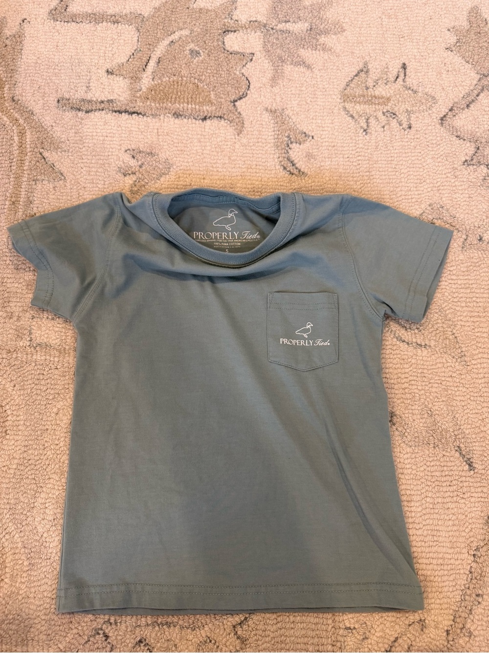Kids Short Sleeve Pocket Tee - Sage Green